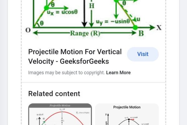 The projectile Motion